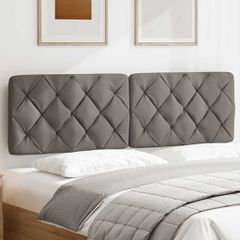 vidaXL Μαξιλάρι για Κεφαλάρι Taupe 160 εκ. Υφασμάτινο-thumb-2