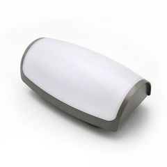 Απλίκα Led εξωτερικού χώρου 12W γκρι επίτοιχη με δυνατότητα εναλλαγής φωτός CCT IP65