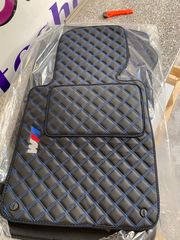 BMW E46 ΠΑΤΑΚΙΑ ΔΕΡΜΑΤΙΝΗ ΤΕΧΝΟΔΕΡΜΑ ΜΕ ΜΠΛΕ ΜLOOK EAUTOSHOP GR-thumb-3
