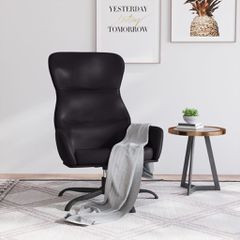 Πολυθρόνα Relax Μαύρη από Συνθετικό Δέρμα 341084