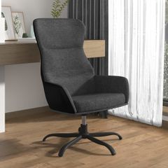 Πολυθρόνα Relax Σκούρο Γκρι Υφασμάτινη 341092