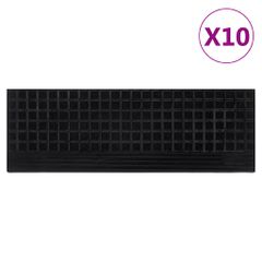 Πατάκια Σκάλας 10 τεμ. 25 x 75 εκ. από Καουτσούκ 155639