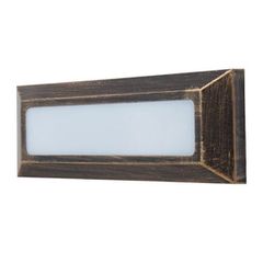 Φωτιστικό διαδρόμου LED επίτοιχο PC ορθογώνιο 4W 320lm CCT σε χρώμα ρουστίκ IP65