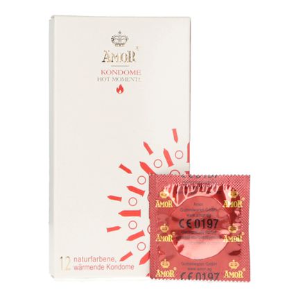 Amor Hot Moments Stimulating Condoms