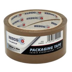 Ταινία συσκευασίας 50m x 48mm Καφέ Patco