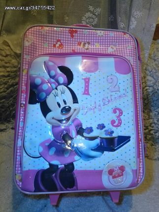 Disney Minnie Mouse 55x36x20cm Βαλίτσα Ταξιδίου αν θέλετε δώστε όλες τις αγγελίες μου .πατήστε κάτω από το όνομά μου όλες αγγελίες..ευχαριστώ για τον χρόνο σας