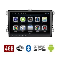 Οθόνη αφής Android 4GB με Ελληνικό GPS Bluetooth WI-FI Youtube USB (ηχοσύστημα αυτοκινήτου Android Auto Apple Carplay πλοηγός MP3 ραδιόφωνο MP5 OEM universal)