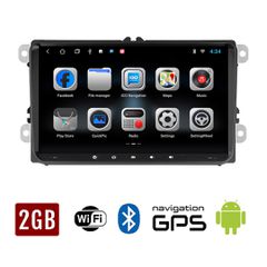 Οθόνη αφής Android 2GB με Ελληνικό GPS Bluetooth WI-FI Youtube USB (ηχοσύστημα αυτοκινήτου Android Auto Apple Carplay πλοηγός MP3 ραδιόφωνο MP5 OEM universal)
