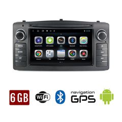 Οθόνη αφής Android 6GB με Ελληνικό GPS Bluetooth WI-FI Youtube USB (ηχοσύστημα αυτοκινήτου Android Auto Apple Carplay πλοηγός MP3 ραδιόφωνο MP5 OEM universal)