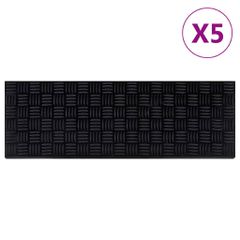 Πατάκια Σκάλας 5 τεμ. 25 x 75 εκ. από Καουτσούκ 155634