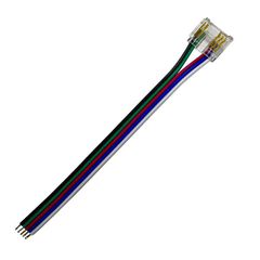 Φις τροφοδοσίας για ταινίες led cob RGBW 12mm