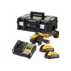 DCG405H2T-QW Γωνιακός Τροχός Μπαταρίας 18V Ø125mm (2x5.0Ah) - ΜΕ ΜΠΑΤΑΡΙΑ & ΦΟΡΤΙΣΤΗ - DEWALT (#DCG405H2T-QW)