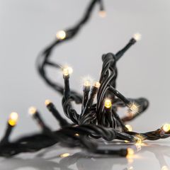 700 flash led σε θερμό φως 4 επεκτάσεων έως 2 σετ και τροφοδοσία με 31v μετασχηματιστή σε πράσινο καλώδιο IP44