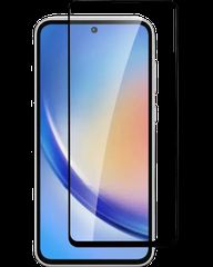 Full Glue Tempered Glass 5D for Samsung Galaxy A36 5G black frame