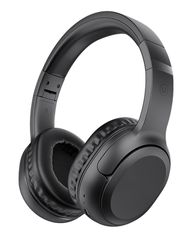 USAMS headphones YG23, ασύρματα & ενσύρματα, Φ40mm, 300mAh, μαύρα