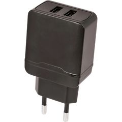 Maxlife MXTC-02 Φορτιστής Τοίχου 2 x USB 2.4A Μαύρο