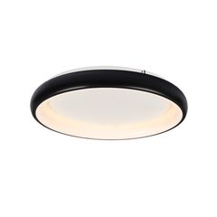 Φωτιστικό οροφής Led Diana 36W με δυνατότητα επιλογής απόχρωσης φωτός CCT 3470lm σε μαύρο ματ μεταλλικό χρώμα D41xH8,5cm