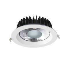 Φωτιστικό LED χωνευτό 20W ψυχρό χρώμα φωτός 6500K 2600lm 90° 230V AC Ra80 Φ140x63mm 5YRS