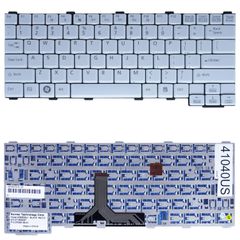 Πληκτρολόγιο - Laptop Keyboard για Fujitsu LifeBook B8260 B8250 B8230 B8210 B6230 B6220 K052533J1 CP292180-01 CP341510-01 CP341510 CP341510-XX US No Frame Light Gray ( Κωδ.41040US )