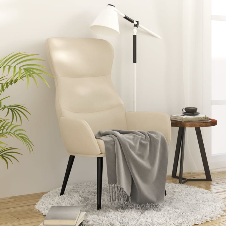 Πολυθρόνα Relax Κρεμ Υφασμάτινη 341073