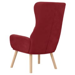 Πολυθρόνα Relax Μπορντό Βελούδινη 341356-thumb-4