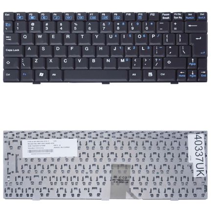 Πληκτρολόγιο - Laptop Keyboard για Turbo-X Clevo M720 M72 M710 M710L M720S M720T M728T M729T M728 M520 M73 6-80-M8100-070-1 MP-05283U3-F101 MP-0528 UK Black ( Κωδ.40337UK )
