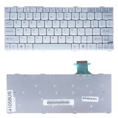 Πληκτρολόγιο - Laptop Keyboard για Fujitsu Lifebook s6010 s6110 s6120 s6130 N860-7623-T198 CP149573-01 X2140877 CP149575-01 US White ( Κωδ.41058US )