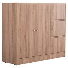 ΝΤΟΥΛΑΠΙ ΜΕ 4 ΑΠΟΘ.ΧΩΡΟΥΣ FB92480.02 SONAMA OAK ΜΕΛΑΜΙΝΗ 117x39,5x99,5Υεκ