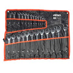 ΕΡΓΑΛΕΙΟΘΗΚΗ ΜΕ ΤΣΕΠΕΣ ΜΕ ΚΛΕΙΔΙΑ ΓΕΡΜΑΝΟΠΟΛΥΓΩΝΑ ΧΡΩΜΙΟ-ΒΑΝΑΔΙΟ (CRV) 6>32mm ΑΜΙΟ -25 ΤΕΜ.