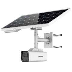 Κάμερα Solar Bullet με ανάλυση εικόνας 4MP ColorVu σειράς Standard, 1/3" & σταθερό φακό 4mm έγχρωμη εικόνα ημέρα - νύχτα IP67