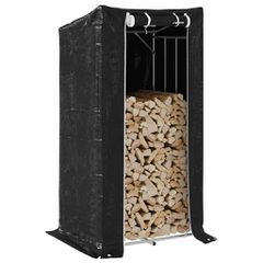 vidaxL Ράφι για καυσόξυλα με κάλυμμα βροχής 150x80x200 εκ. 4104954