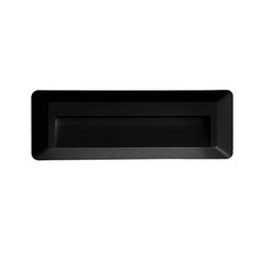 LED φωτιστικό επίτοιχο σε μαύρο χρώμα 230VAC 2W θερμό χρώμα φωτός 3000K 100lm IP65 κατάλληλο για εξωτερικό χώρο