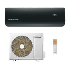 Κλιματιστικό 12000 BTU ZEPHYRUS Α+++/Α++σε μαύρο χρώμα με wifi dc inverter γυάλινο panel & λειτουργία αυτοκαθαρισμού