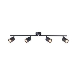 Σποτ μεταλλικό 4φωτο για λάμπες GU10 Max 7W 790X80X165mm μαύρο χρώμα ARTE ILLUMINA OLYMP IP20
