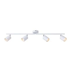 Φωτιστικό σποτ μεταλλικό 4φωτο 4XGU10 Max 7W 790X80X165mm λευκό χρώμα ARTE ILLUMINA OLYMP