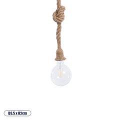 Boho Κρεμαστό Φωτιστικό Οροφής με Ντουί 1 x E27 AC 220-240V IP20 - Μπεζ - Μ3.5 x Π3.5 x Υ200cm