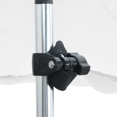 Επέκταση Σκιάστρου Σετ Σχήμα Τ Λευκό 170x170x(113-182,5) εκ. 3217198-thumb-6