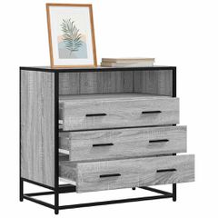 Συρταριέρα Γκρι sonoma 70x41x70 εκ. από Επεξεργασμένο Ξύλο 849087