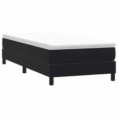 Box Spring Κρεβάτι χωρίς στρώμα Μαύρο 100x210 cm Βελούδινο 3315815