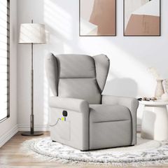 καρέκλα ανάκλισης μασάζ Cloud Grey Fabric 4015675