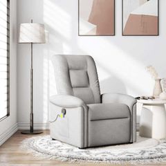 καρέκλα ανάκλισης μασάζ Cloud Grey Fabric 4015635