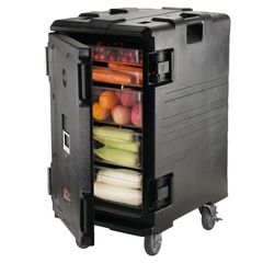 Μεταφορέας φαγητού VEVOR Insulated, Hot Box 109 Qt για Catering, LLDPE Food Box Carrier με διπλές πόρπες, θερμαντήρας φαγητού εμπρός φόρτωσης με χειρολαβές, τελικός φορτωτής με ρόδες για εστιατόριο, κ