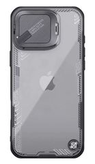 NILLKIN θήκη Iceblade Prop για iPhone 16 Pro Max, διάφανη-μαύρη