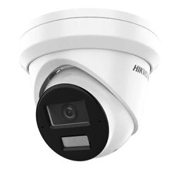 Δικτυακή κάμερα Dome (τύπου turret) 4K (8MP) ΗIkvision με σταθερό ευρυγώνιο φακό 2.8mm εμβέλειας έως 30m τροφοδοσία PoE ή 12 VDC