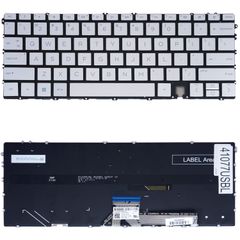 Πληκτρολόγιο - Laptop Keyboard για HP Spectre x360 14-EF 14-EF0013DX 14-EF0747NR 14-EF2013DX 14-EF0000NV 14-EF2003NV N10735-001 N10736-001 N10737-001 US No Frame Backlight Silver ( Κωδ.41077USBL )
