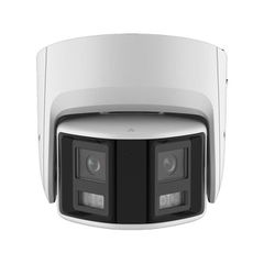 Δικτυακή κάμερα Turret 4MP AcuSense Hikvision πανοραμικής θέασης 180° με 2 φακούς 2.8mm με ενσωματωμένο μεγάφωνο IP67