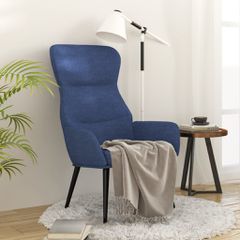 Πολυθρόνα Relax Μπλε Υφασμάτινη 341075