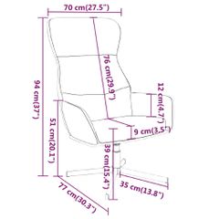 Πολυθρόνα Relax Μπλε Βελούδινη 341118-thumb-7