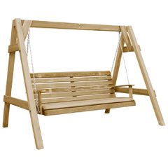 Παγκάκι Κούνια Κήπου 205x150x157 εκ. Εμποτισμένο Ξύλο Πεύκου 45305