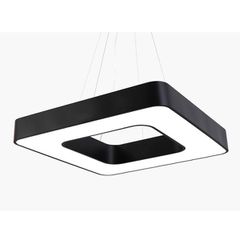 Μοντέρνο κρεμαστό φωτιστικό LED PADOVA CCT μαύρο χρώμα ντιμαριζόμενο με ασύρματο controller